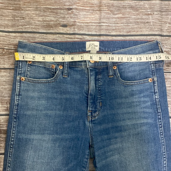 J.Crew 9in vintage straight leg unfinished hem sz 27T - Picture 8 of 14